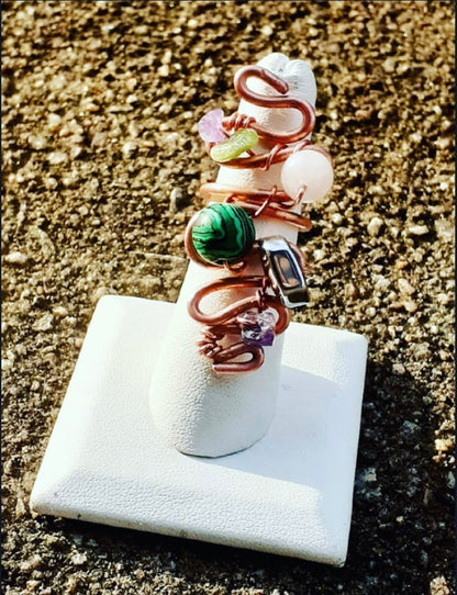 Moon Rose River Ring